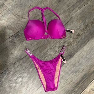 NWT Victoria Secret XL rhinestone bikini